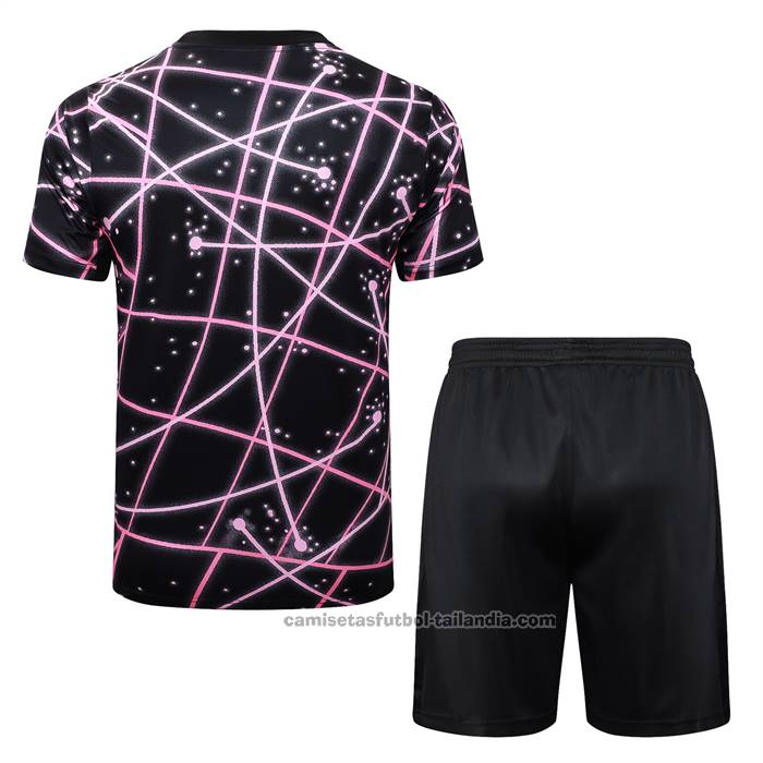 Chandal del Paris Saint-Germain Jordan Manga Corta 25/26 Negro Rosa - Pantalon Corto